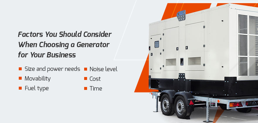 How Do You Choose a Generator for Your Business?
