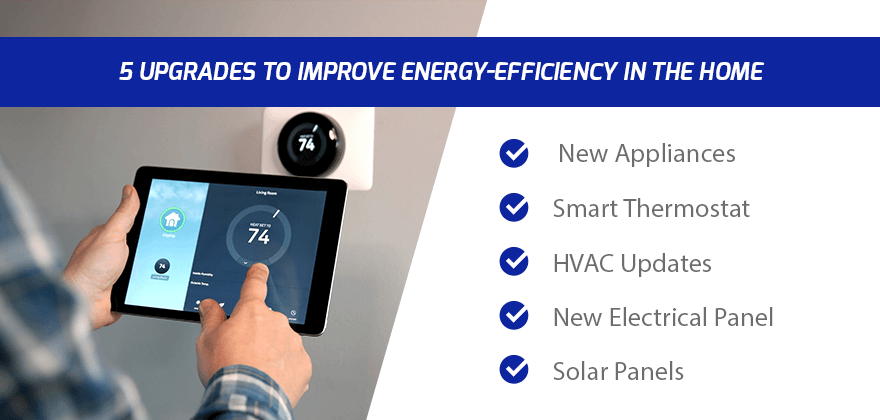 5 Upgrades to Improve Energy-Efficiency in the Home